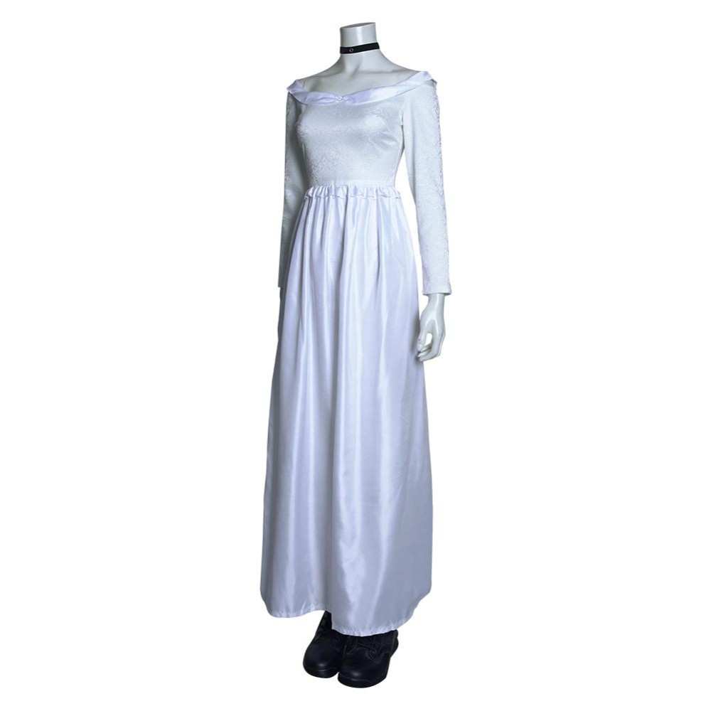 Bride of Chucky Tiffany Long Dress Set Party Cosplay Costume Halloween Carnival