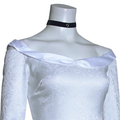 Bride of Chucky Tiffany Long Dress Set Party Cosplay Costume Halloween Carnival