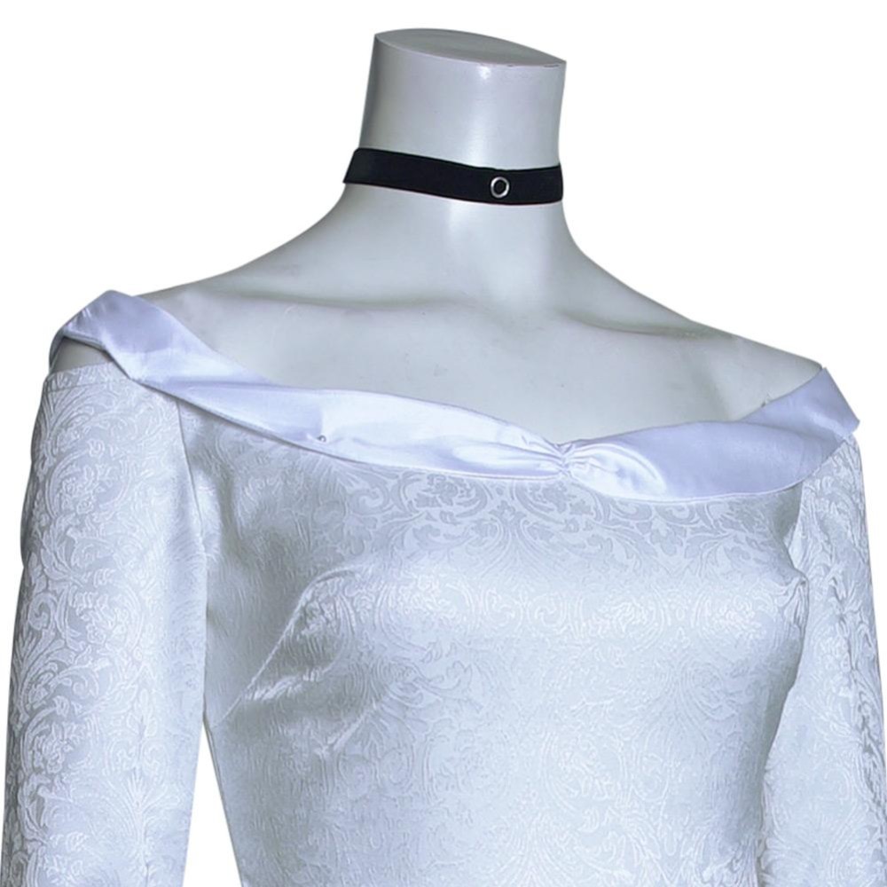 Bride of Chucky Tiffany Long Dress Set Party Cosplay Costume Halloween Carnival