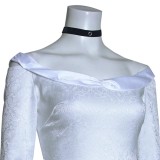Bride of Chucky Tiffany Long Dress Set Party Cosplay Costume Halloween Carnival