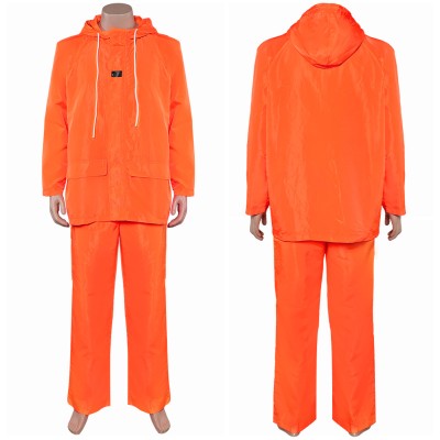 Breaking Bad Walter White Men Orange Lab Party Cosplay Costume Halloween Carnival Outfit