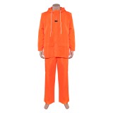 Breaking Bad Walter White Men Orange Lab Party Cosplay Costume Halloween Carnival Outfit