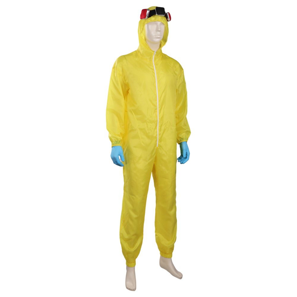 Breaking Bad Walter White Jumpsuit Suit Cosplay Costume Halloween Carnival Outfit