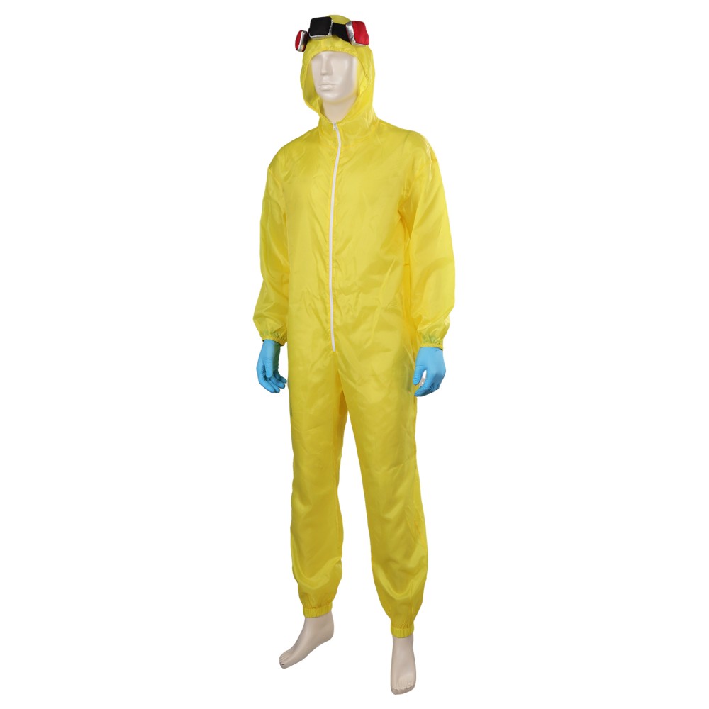 Breaking Bad Walter White Jumpsuit Suit Cosplay Costume Halloween Carnival Outfit