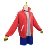 Brand New Animal Michiru Kagemori Beastman Red Suit Cosplay Costume Halloween Carnival Outfit