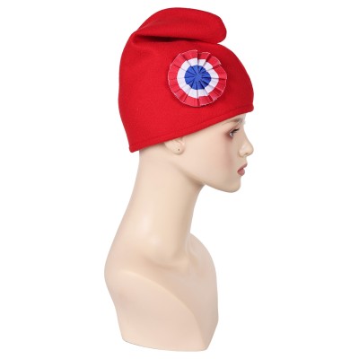 Bonnet Phrygien Red Hat Cap Accessories Cosplay Costume Halloween Carnival