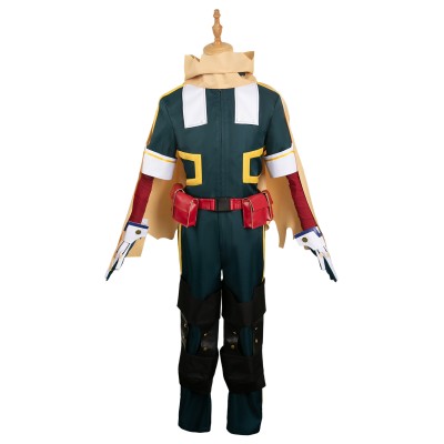 Boku no Hero Academia 7th Season Izuku Midoriya Combat Suit Suit Cosplay Costume Halloween Carnival Outfit