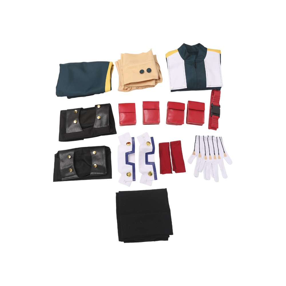 Boku no Hero Academia 7th Season Izuku Midoriya Combat Suit Suit Cosplay Costume Halloween Carnival Outfit