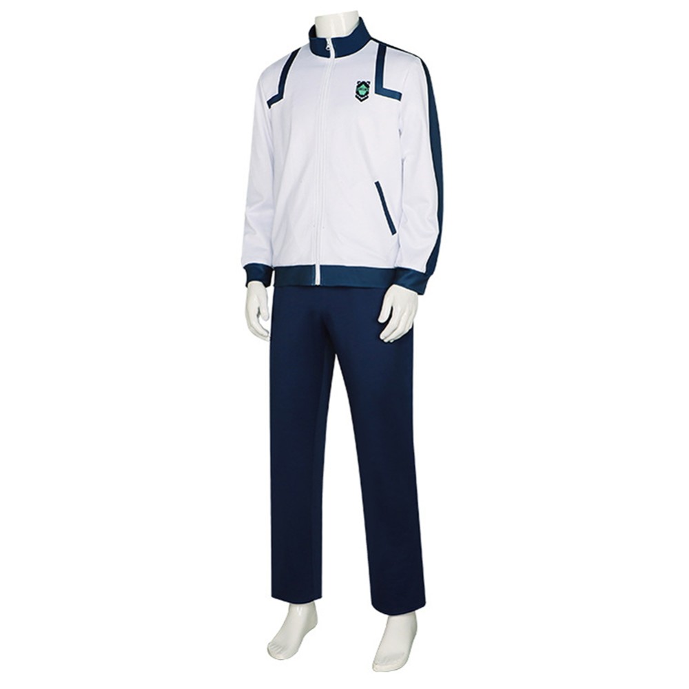 BLUE LOCK Yoichi Isagi White Cosplay Costume Halloween Carnival Outfit