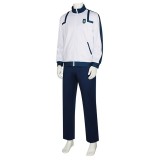 BLUE LOCK Yoichi Isagi White Cosplay Costume Halloween Carnival Outfit