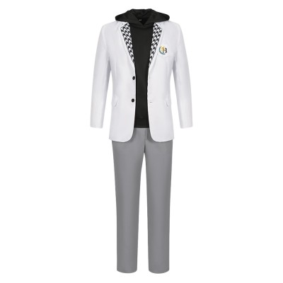 Blue Lock Seishiro Nagi White Cosplay Costume Halloween Carnival Outfit