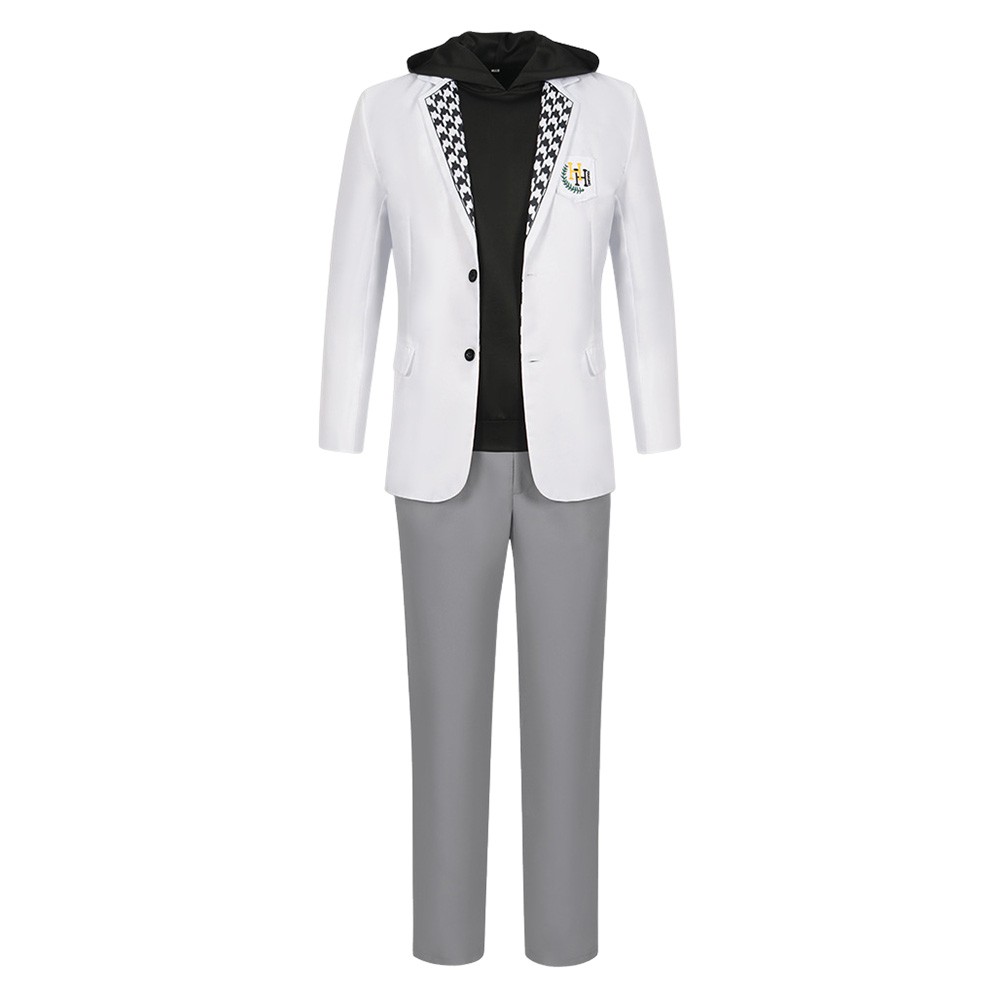 Blue Lock Seishiro Nagi White Cosplay Costume Halloween Carnival Outfit