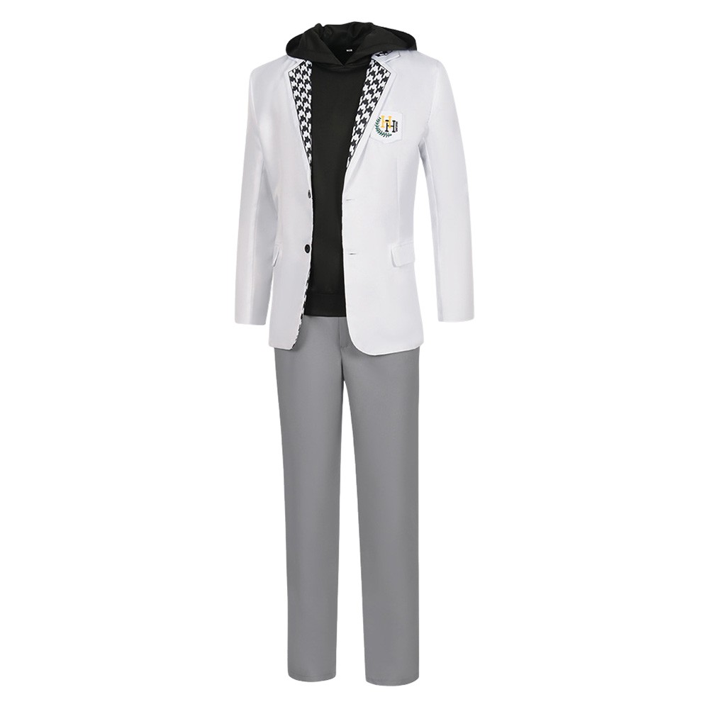 Blue Lock Seishiro Nagi White Cosplay Costume Halloween Carnival Outfit