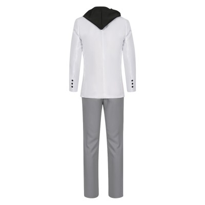 Blue Lock Seishiro Nagi White Cosplay Costume Halloween Carnival Outfit