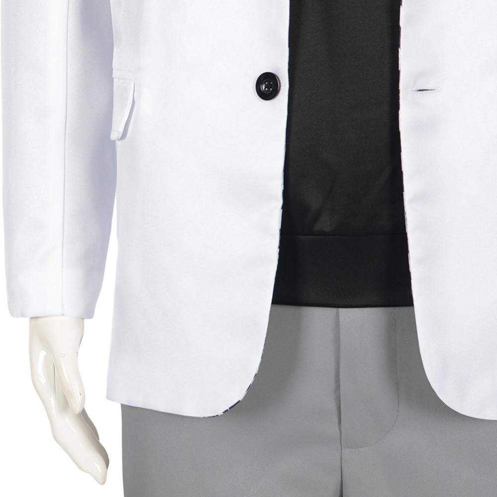 Blue Lock Seishiro Nagi White Cosplay Costume Halloween Carnival Outfit