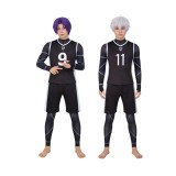 Blue Lock Seishiro Nagi Black No.11 Jersey Cosplay Costume Halloween Carnival Outfit