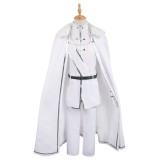 Blue Lock Reo Mikage White Uniform Full Set With Hat Suit Cosplay Costume Halloween Carnival Outfit