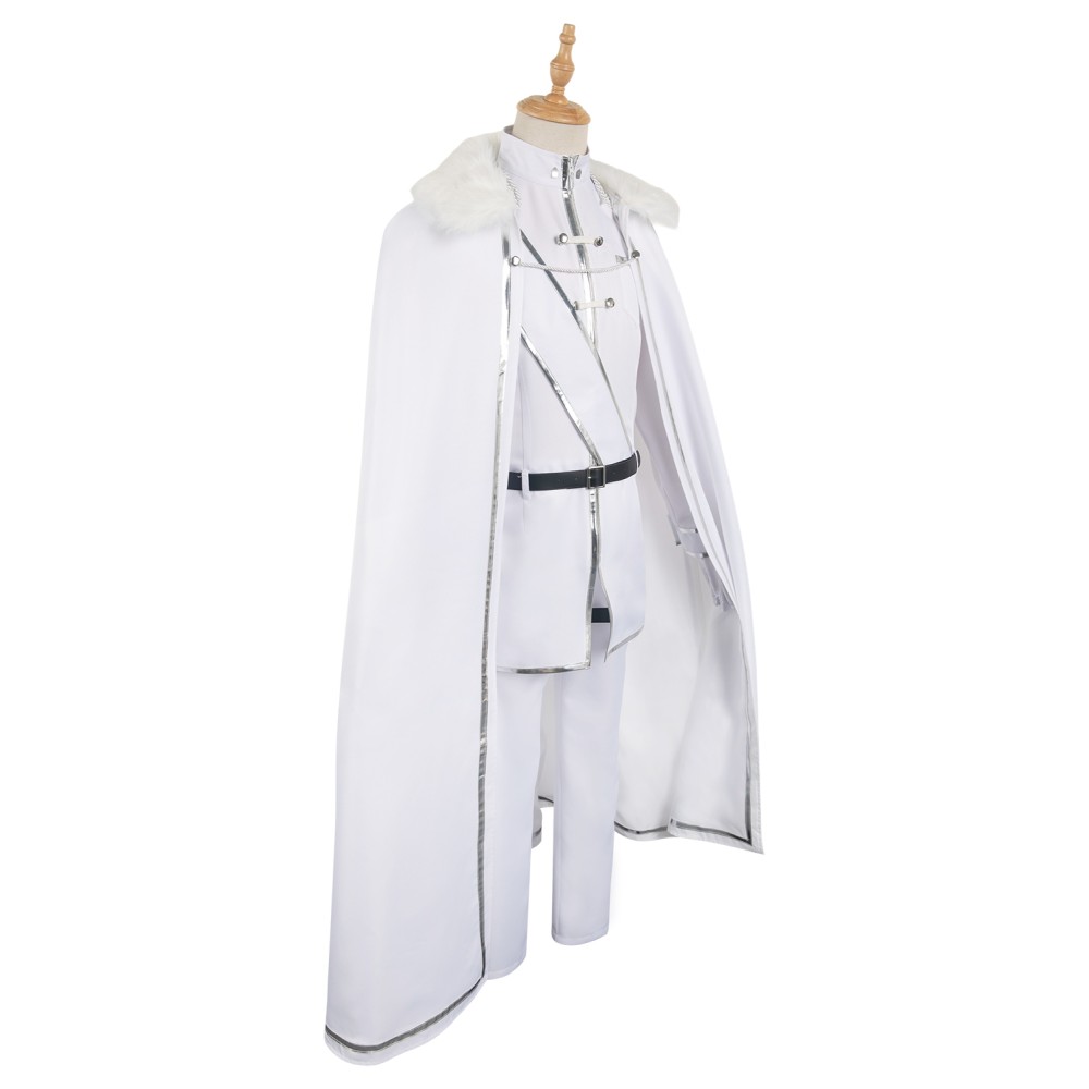Blue Lock Reo Mikage White Uniform Full Set With Hat Suit Cosplay Costume Halloween Carnival Outfit