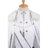 Blue Lock Reo Mikage White Uniform Full Set With Hat Suit Cosplay Costume Halloween Carnival Outfit