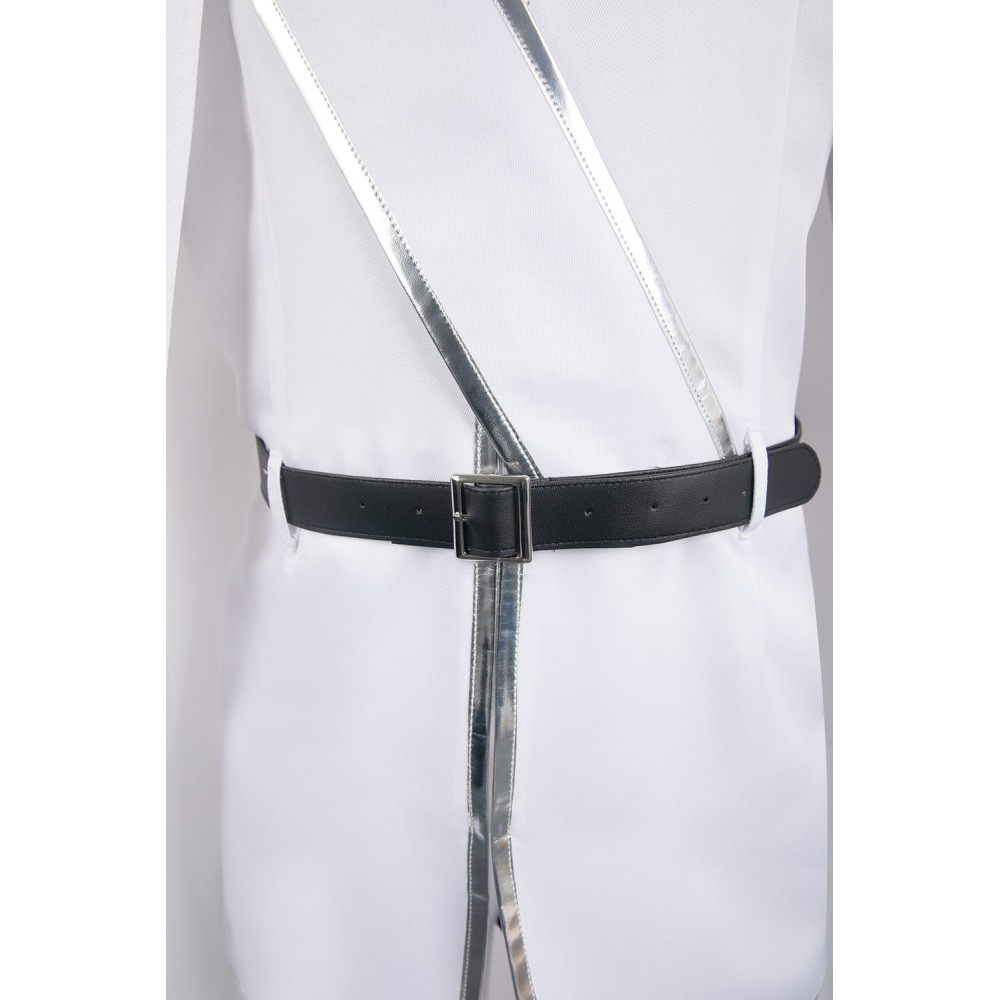 Blue Lock Reo Mikage White Uniform Full Set With Hat Suit Cosplay Costume Halloween Carnival Outfit