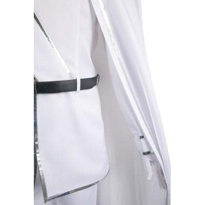 Blue Lock Reo Mikage White Uniform Full Set With Hat Suit Cosplay Costume Halloween Carnival Outfit