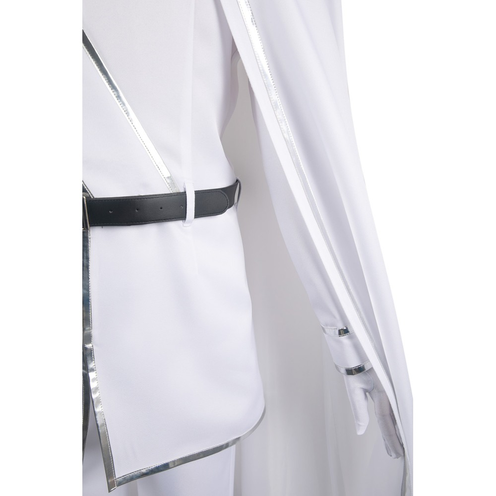 Blue Lock Reo Mikage White Uniform Full Set With Hat Suit Cosplay Costume Halloween Carnival Outfit