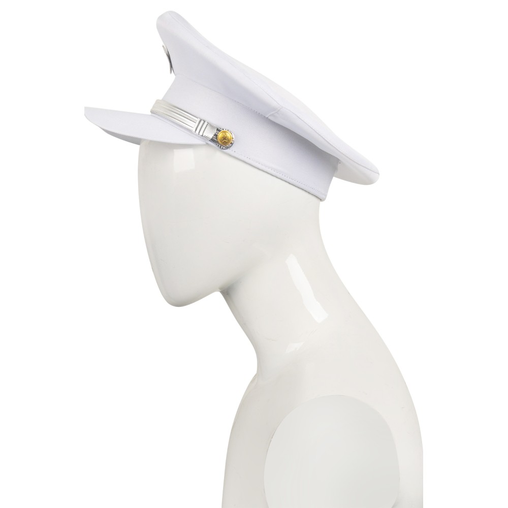 Blue Lock Reo Mikage White Uniform Full Set With Hat Suit Cosplay Costume Halloween Carnival Outfit