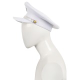 Blue Lock Reo Mikage White Uniform Full Set With Hat Suit Cosplay Costume Halloween Carnival Outfit