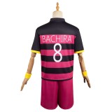 BLUE LOCK Meguru Bachira No.8 Uniform Suit Cosplay Costume Halloween Carnival Outfit