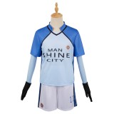 BLUE LOCK Man Shine City Team Uniform Suit Cosplay Costume Halloween Carnival Outfit