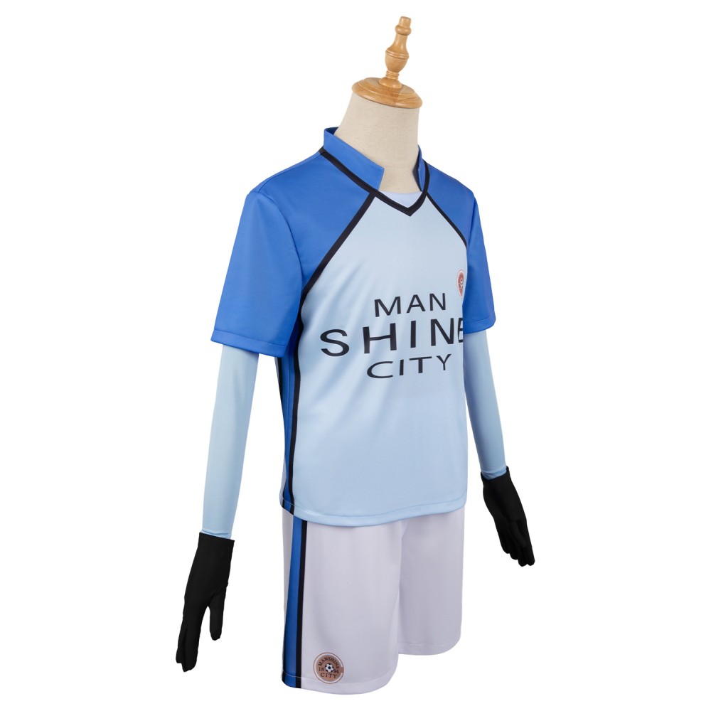 BLUE LOCK Man Shine City Team Uniform Suit Cosplay Costume Halloween Carnival Outfit