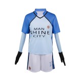 BLUE LOCK Man Shine City Team Uniform Suit Cosplay Costume Halloween Carnival Outfit