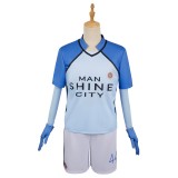 BLUE LOCK Man Shine City Team Uniform Suit Cosplay Costume Halloween Carnival Outfit