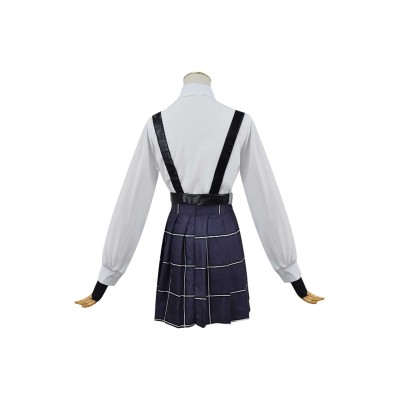 Blue Archive: The Animation Hoshino Takanashi Women Blue Uniform Dress Suit Cosplay Costume Halloween Carnival Outfit