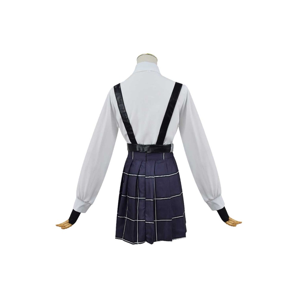 Blue Archive: The Animation Hoshino Takanashi Women Blue Uniform Dress Suit Cosplay Costume Halloween Carnival Outfit