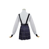 Blue Archive: The Animation Hoshino Takanashi Women Blue Uniform Dress Suit Cosplay Costume Halloween Carnival Outfit