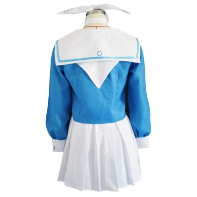 Blue Archive: The Animation Arona Women Blue Dress Suit Cosplay Costume Halloween Carnival Outfit