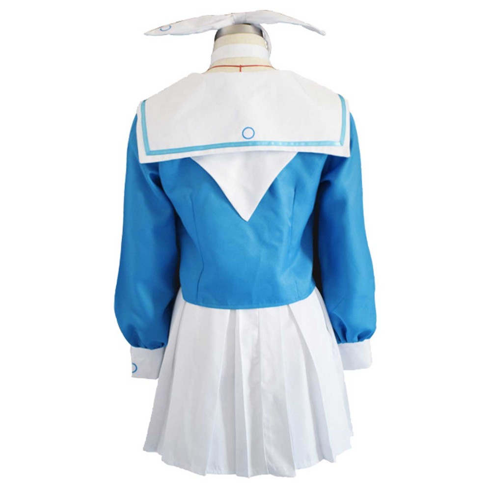 Blue Archive: The Animation Arona Women Blue Dress Suit Cosplay Costume Halloween Carnival Outfit