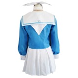 Blue Archive: The Animation Arona Women Blue Dress Suit Cosplay Costume Halloween Carnival Outfit