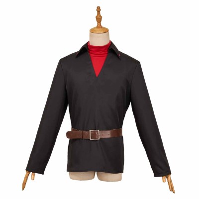 Black Phone 2 The Grabber Unisex Top Set Party Cosplay Costume Halloween Carnival Outfit