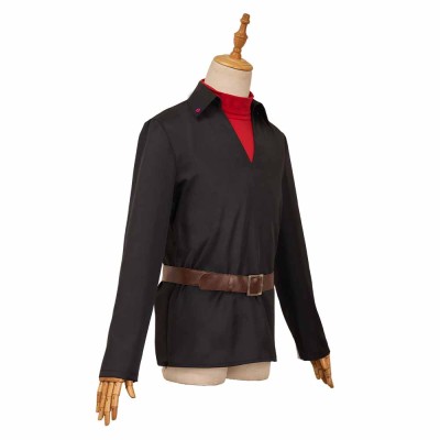 Black Phone 2 The Grabber Unisex Top Set Party Cosplay Costume Halloween Carnival Outfit