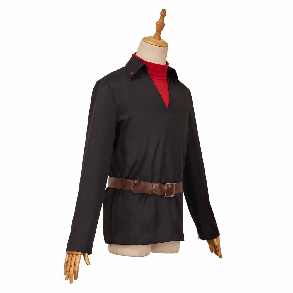 Black Phone 2 The Grabber Unisex Top Set Party Cosplay Costume Halloween Carnival Outfit