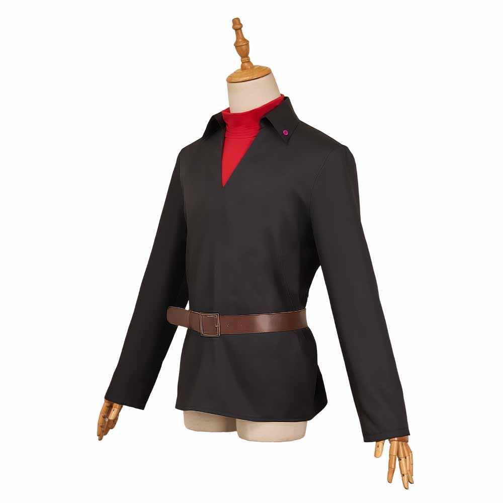 Black Phone 2 The Grabber Unisex Top Set Party Cosplay Costume Halloween Carnival Outfit