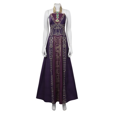 Black Panther: Wakanda Forever Ramonda Dress Party Suit Cosplay Costume Halloween Carnival Outfit