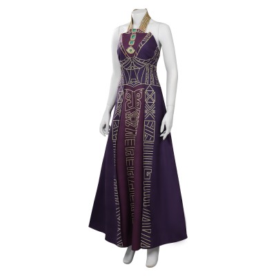 Black Panther: Wakanda Forever Ramonda Dress Party Suit Cosplay Costume Halloween Carnival Outfit