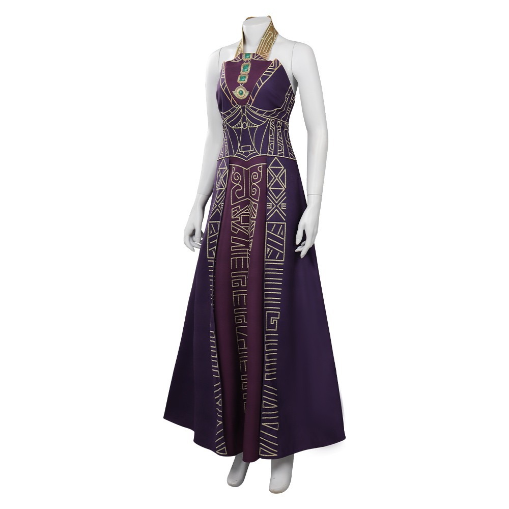 Black Panther: Wakanda Forever Ramonda Dress Party Suit Cosplay Costume Halloween Carnival Outfit