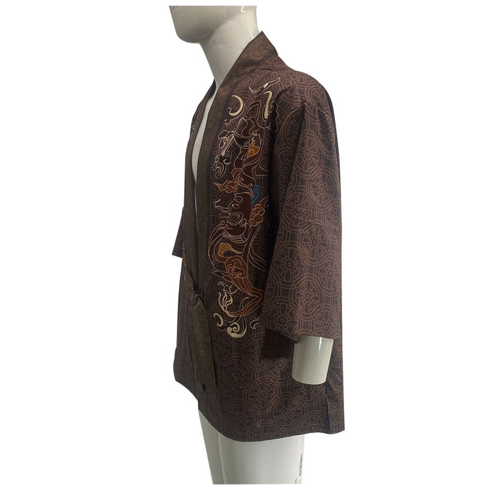 Black Myth: Wukong Wukong Brown Cloak Suit Cosplay Costume Halloween Carnival Outfit