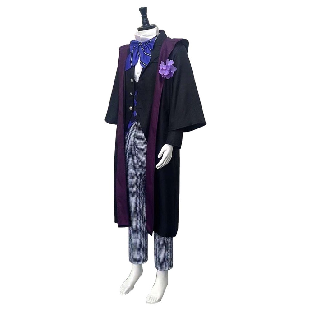 Black Butler Season 4 Public School Arc Violet Gregory School Uniform Suit Cosplay Costume Halloween Carnival Outfit