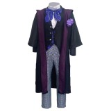 Black Butler Season 4 Public School Arc Violet Gregory School Uniform Suit Cosplay Costume Halloween Carnival Outfit