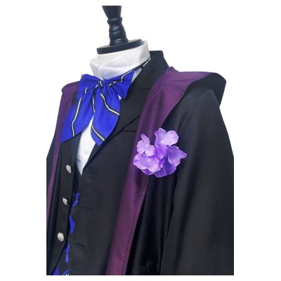 Black Butler Season 4 Public School Arc Violet Gregory School Uniform Suit Cosplay Costume Halloween Carnival Outfit